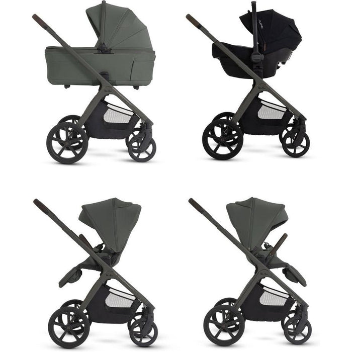 Silver Cross Cove Full-Size Stroller + Folding Bassinet Bundle