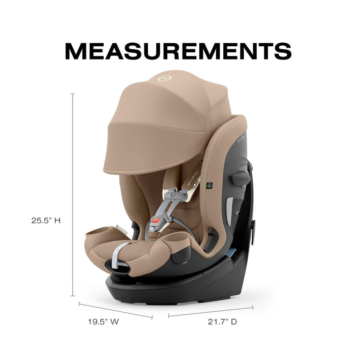 cybex cloud z dimensions Cybex Callisto G 360 Rotating All-in-One Car Seat — Enlightened Baby