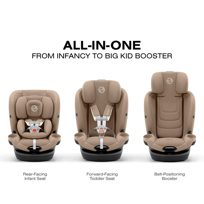Cybex Callisto G 360 Rotating All-in-One Car Seat Almond Beige