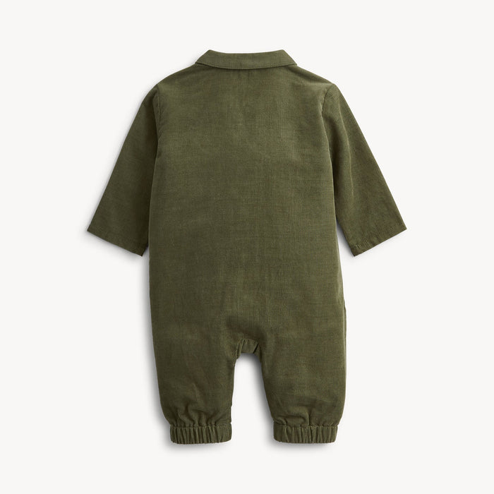 Magnetic Me Green Corduroy Boy Romper