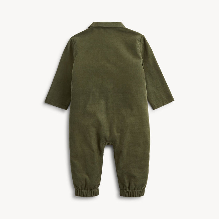 Magnetic Me Green Corduroy Boy Romper