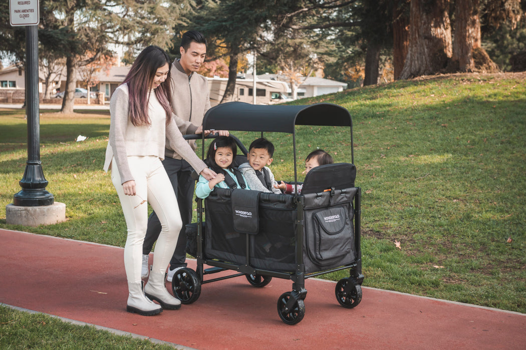 WonderFold W4 Elite Quad Stroller Wagon