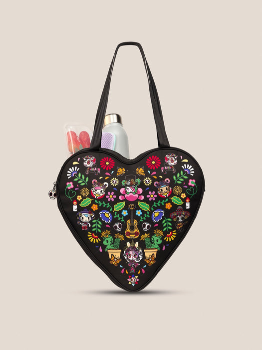 JuJuBe tokidoki Heart Tote Diaper Bag | Dia de los Muertos
