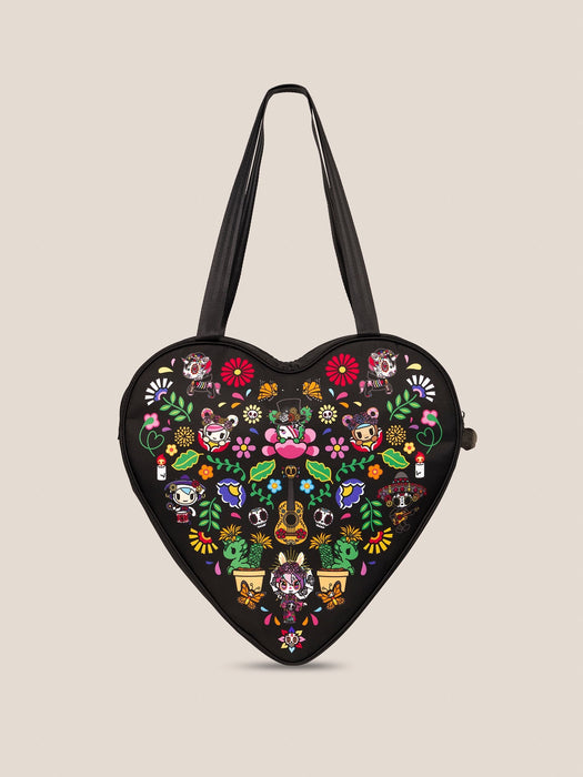 JuJuBe tokidoki Heart Tote Diaper Bag | Dia de los Muertos