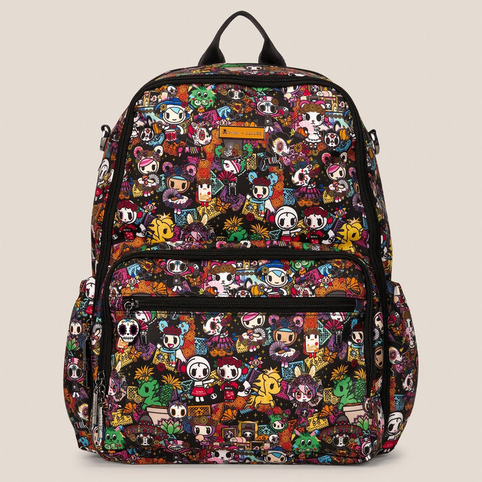 JuJuBe tokidoki Zealous Backpack Diaper Bag | Dia de los Muertos
