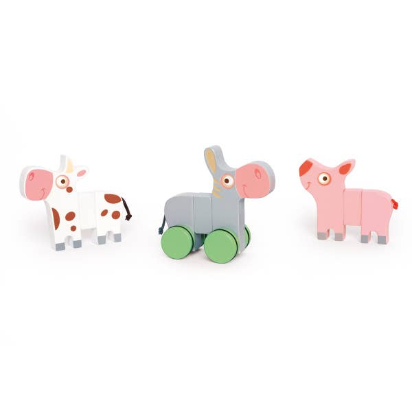 Scratch Europe Magnetic Rolling Farm Animals