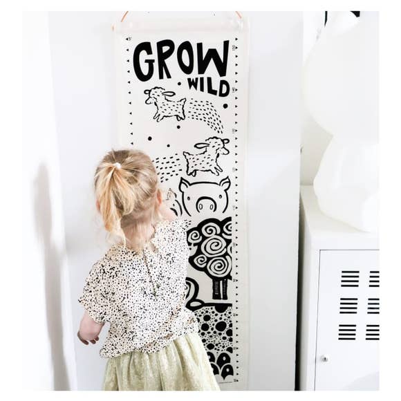 Wee Gallery Canvas Growth Chart