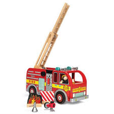 Le Toy Van Fire Engine Set with Firefighter