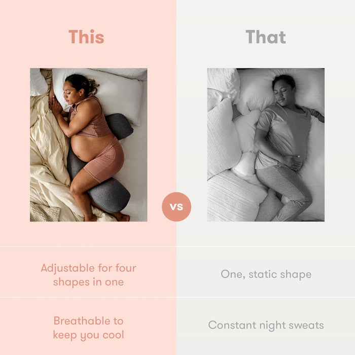 Frida Adjustable Keep-Cool Pregnancy Pillow