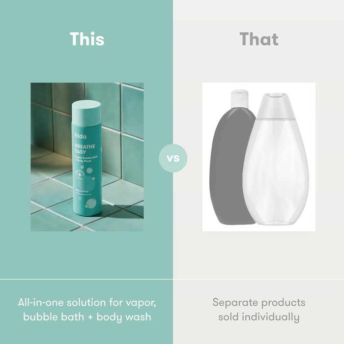 Frida Breathe Easy Vapor Bubble Bath + Body Wash