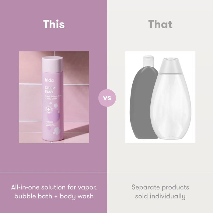 Frida Sleep Easy Vapor Bubble Bath + Body Wash