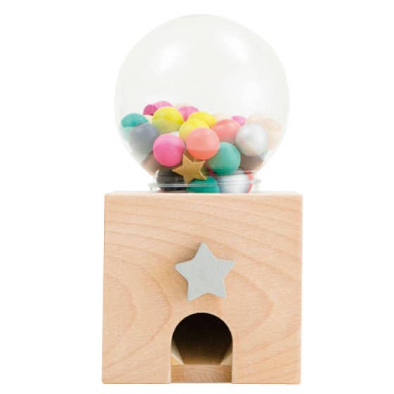 kiko+ & gg* Gatcha Gatcha Wooden Gumball Dispenser