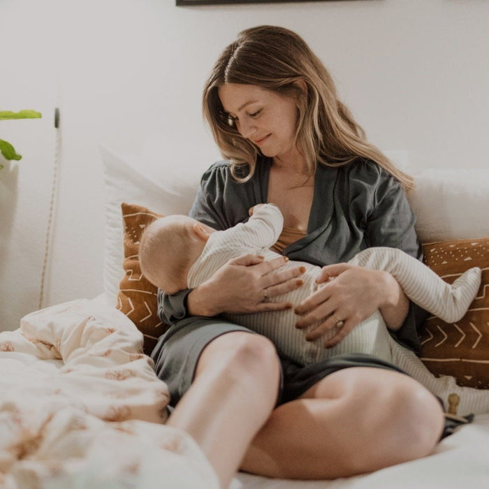 goumikids Viscose Organic Cotton Women's Robe (Midnight)