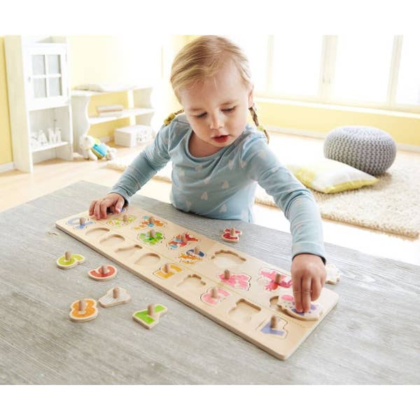 HABA Clutching Puzzle Animals By Number