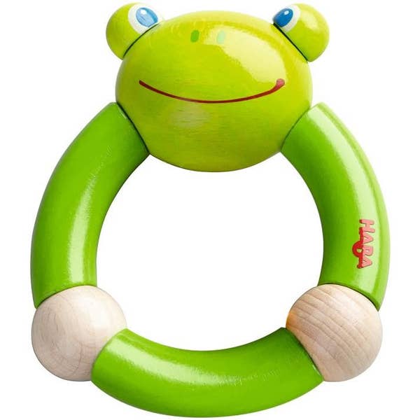 HABA Croaking Frog Clutching Toy