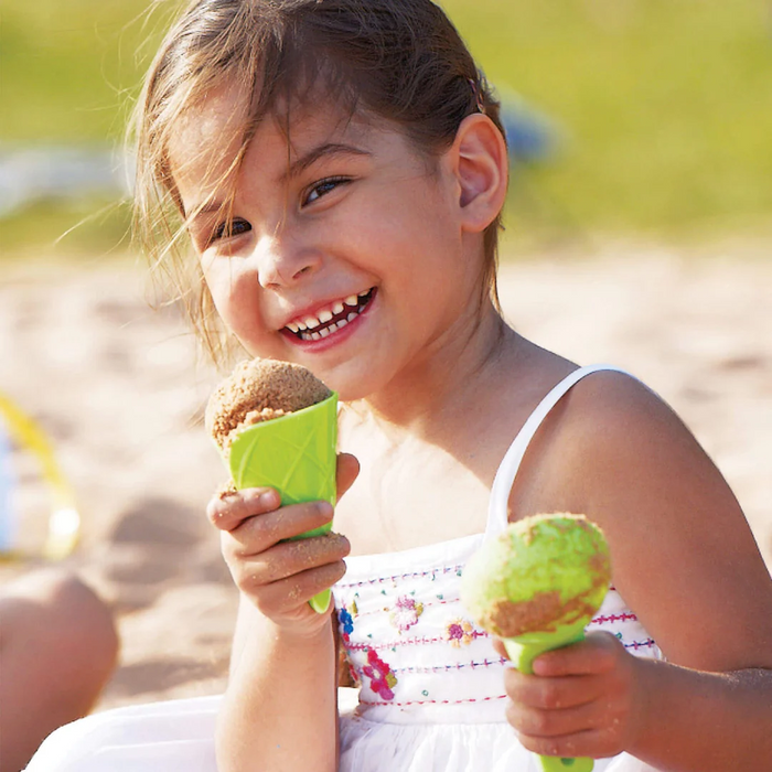 HABA Ice Cream 5 Piece Set with 4 Cones and a Scoop
