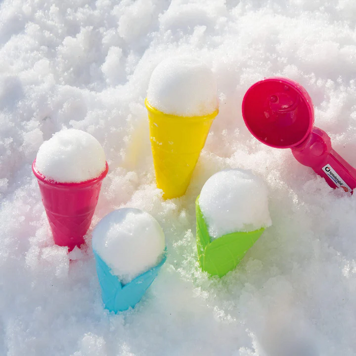 HABA Ice Cream 5 Piece Set with 4 Cones and a Scoop