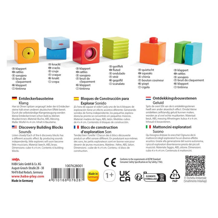 HABA Fun with Sounds Discovery Blocks