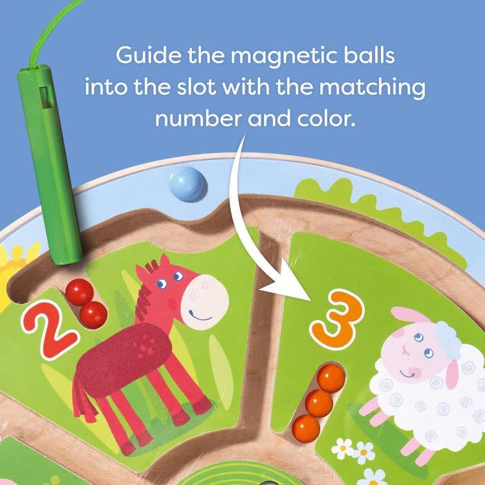 HABA Number Maze Magnetic Game