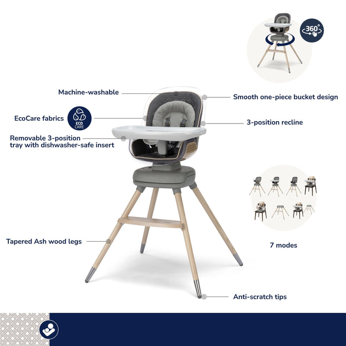 Maxi-Cosi Kindred Kiskadee 360° Rotating High Chair