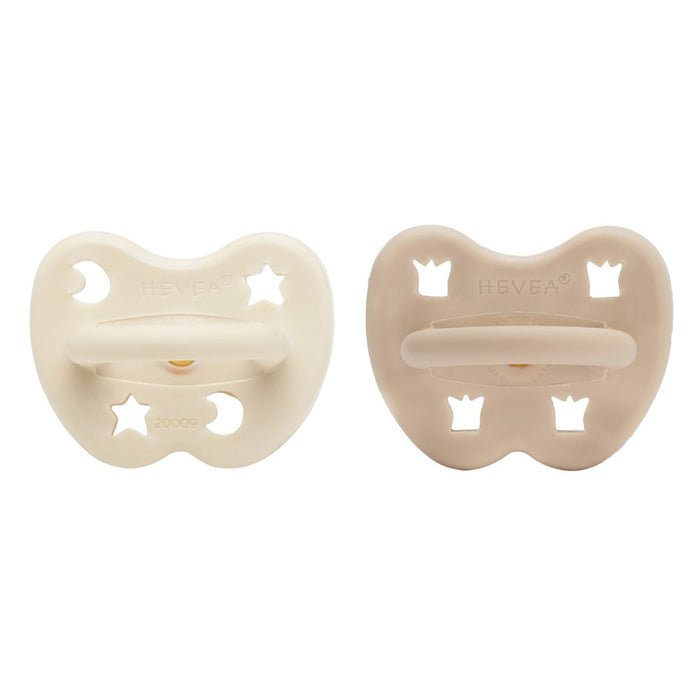 Hevea Natural Rubber Pacifier 3-36 Months - ORTHODONTIC 2 Pk