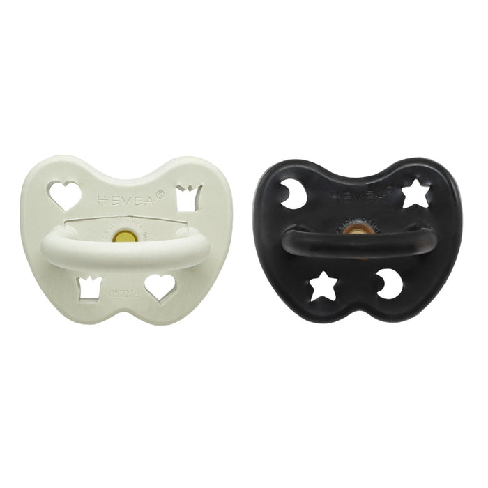Hevea Natural Rubber Pacifier 3-36 Months - ORTHODONTIC 2 Pk