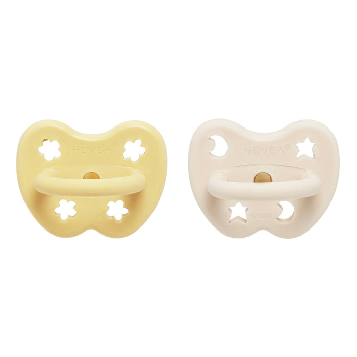 Hevea Natural Rubber Pacifier 3-36 Months - ORTHODONTIC 2 Pk