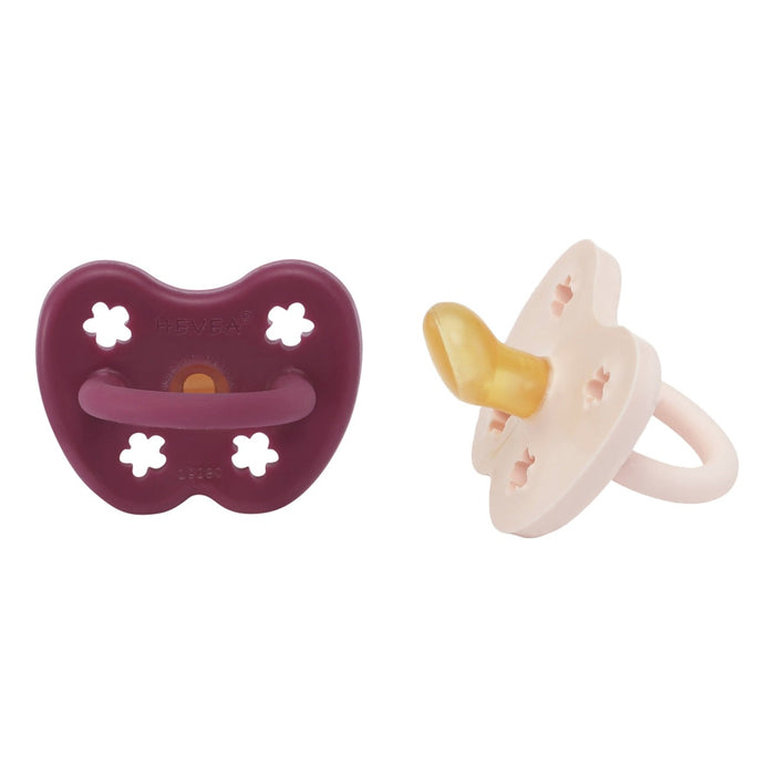 Hevea Natural Rubber Pacifier 3-36 Months - ORTHODONTIC 2 Pk
