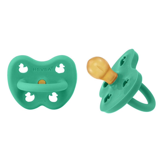 Hevea Natural Rubber Pacifier 3-36 Months - ROUND 2 Pk