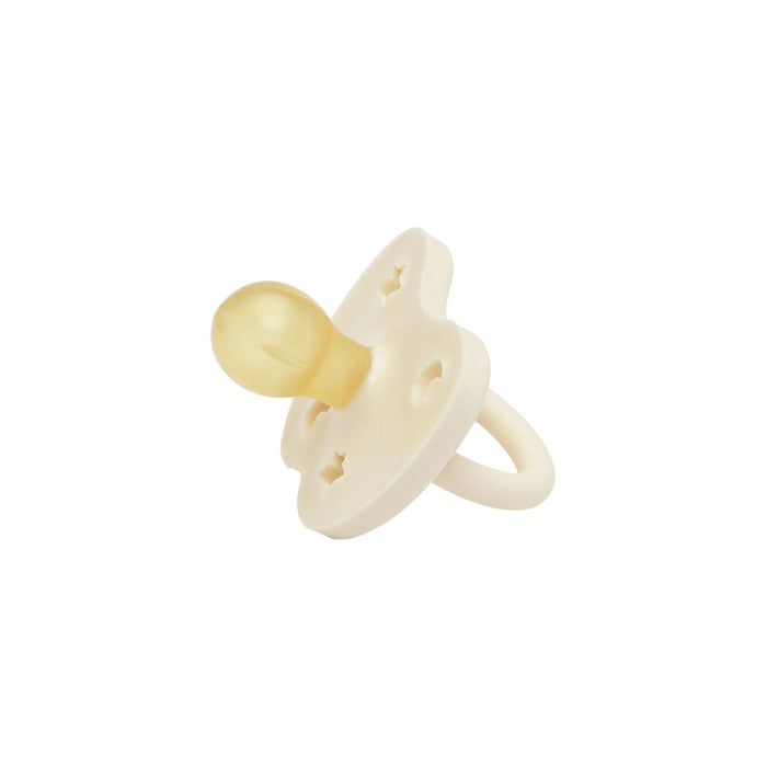 Hevea Natural Rubber Pacifier 0-3 Months - ROUND
