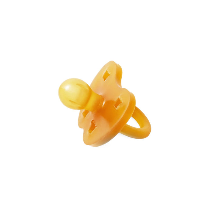 Hevea Natural Rubber Pacifier 0-3 Months - ROUND