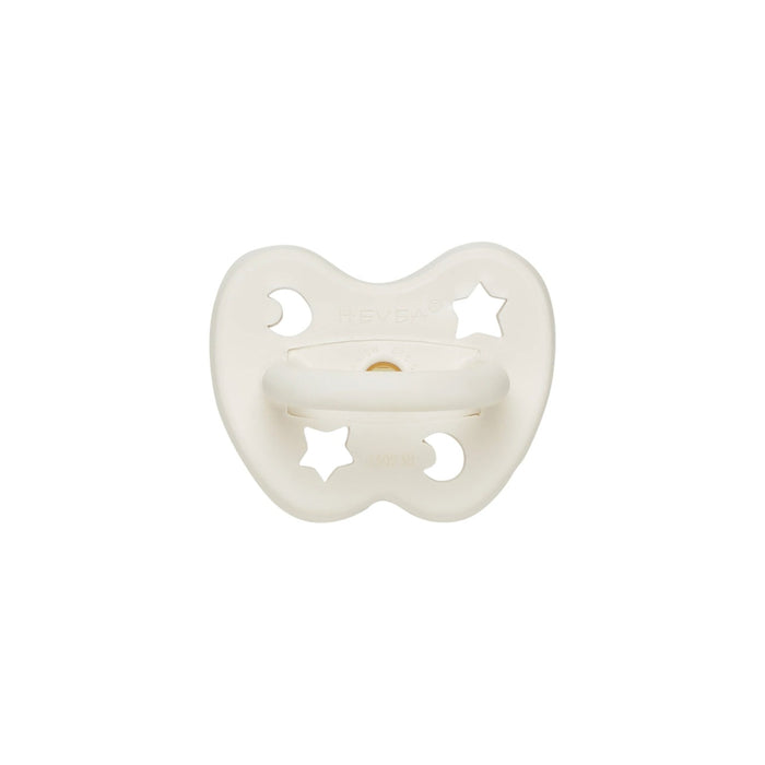 Hevea Natural Rubber Pacifier 0-3 Months - SYMMETRICAL