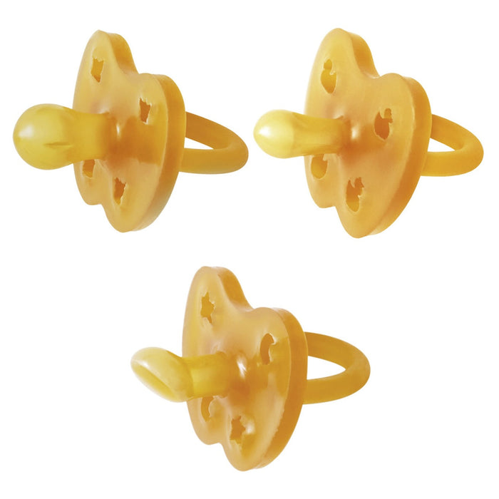 Hevea Trial Trio-Pack Natural Rubber Pacifiers for 0+ Months
