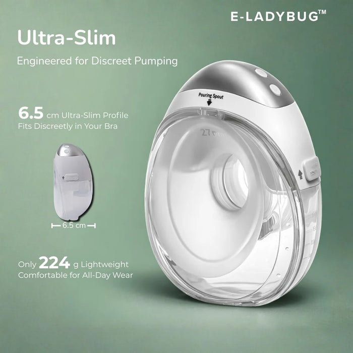 Haakaa E-Ladybug Wearable Electric Breast Pump - 2PK