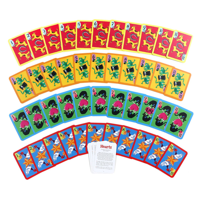 eeBoo Hearts Playing Cards