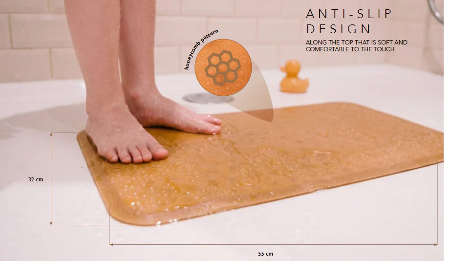 Hevea Honeycomb Bathmat - Baby