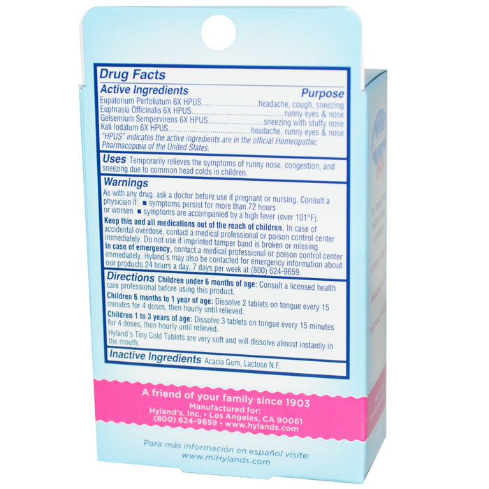 Hyland's Baby Tiny Cold Tablets