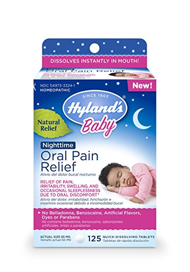 Hyland's Baby Nighttime Oral Pain Relief Tablets