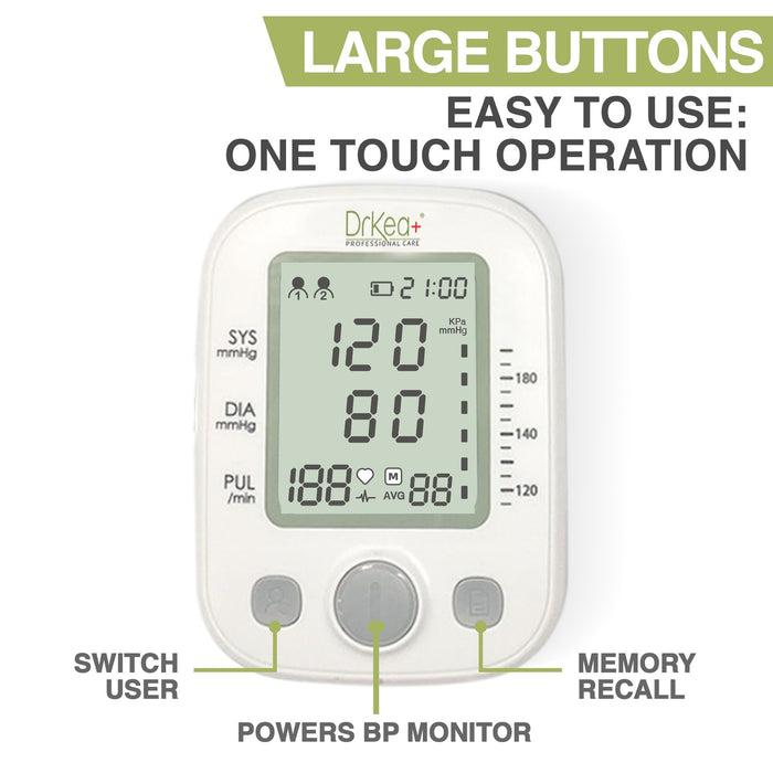 KeaBabies Drkea 900A Upper Arm Blood Pressure Monitor