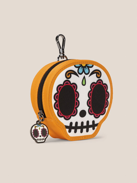 JuJuBe tokidoki Sugar Skull Mini Bag Clip-On Pouch Accessory | Dia de los Muertos