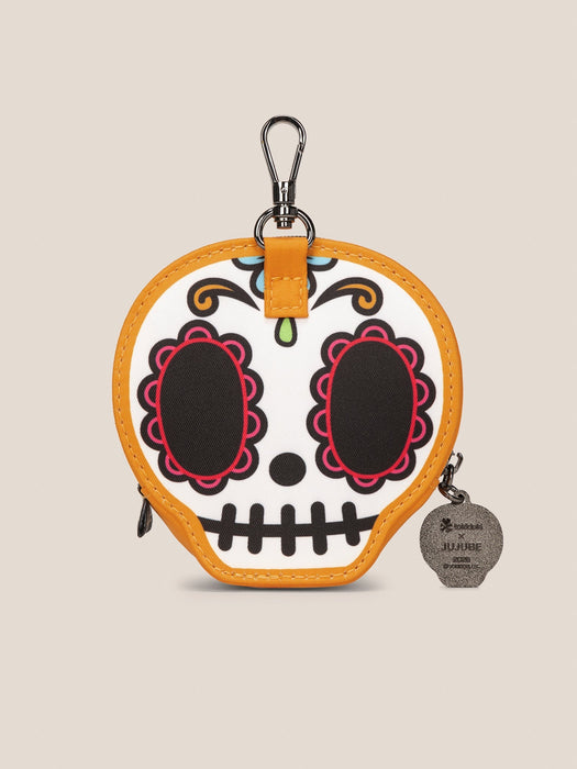 JuJuBe tokidoki Sugar Skull Mini Bag Clip-On Pouch Accessory | Dia de los Muertos