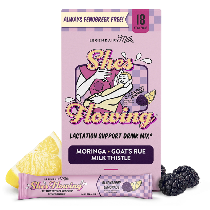 Legendairy Milk She's Flowing Lactation Drink Mix - 18 ct