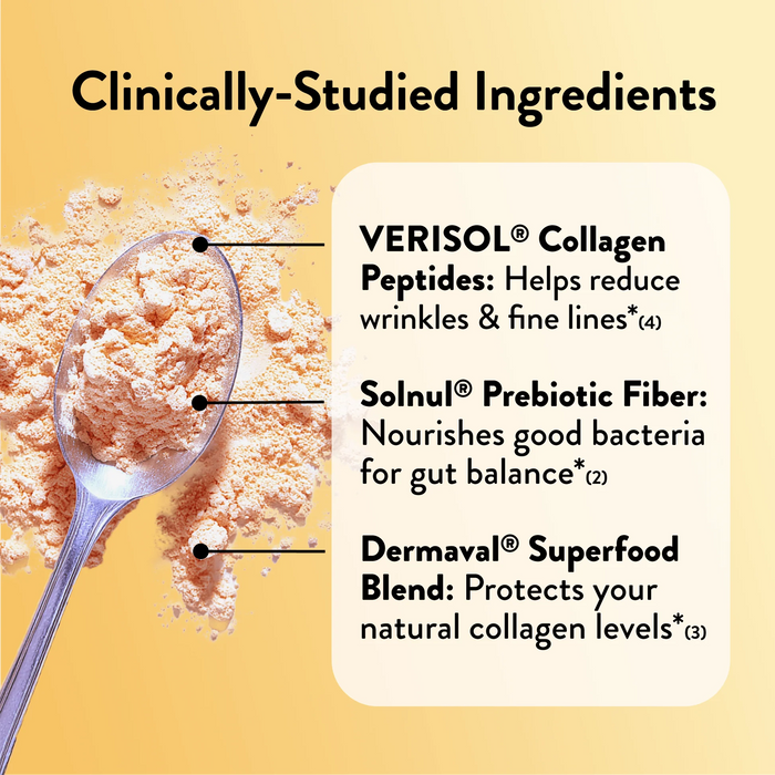 Legendairy Milk She's Glowing Collagen Peptides & Fiber Powder - 18 ct