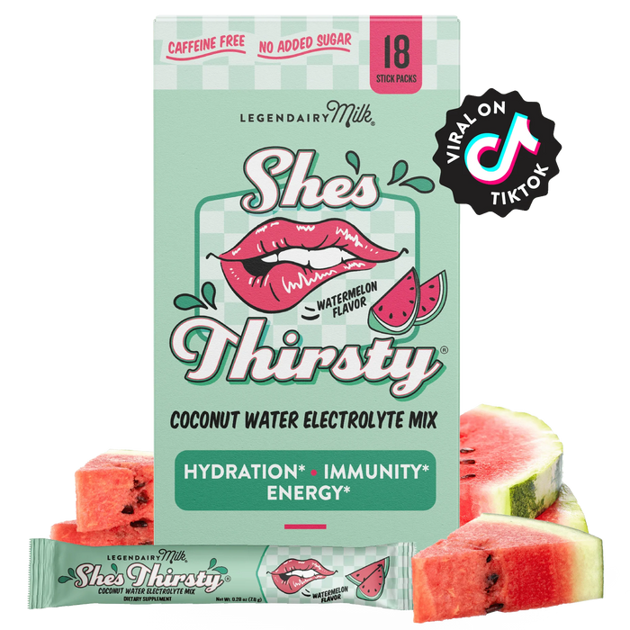 Legendairy Milk She's Thirsty Coconut Water Electrolyte Mix - 18 ct