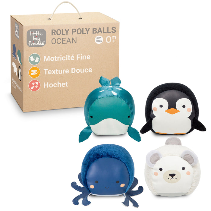 Little Big Friends Roly Poly Balls - 4 Pk