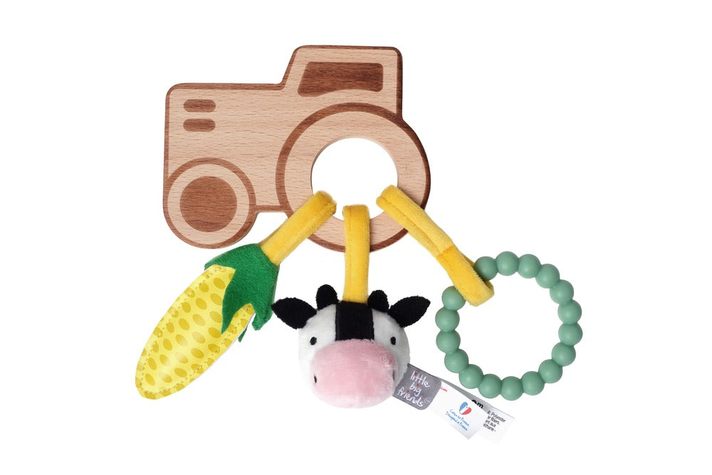 Little Big Friends Wooden Rattle