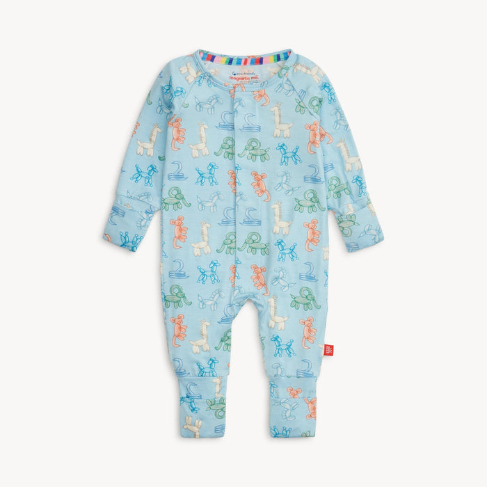 Magnetic Me Blue Party Animals Glow In The Dark Mod Convertible Coverall