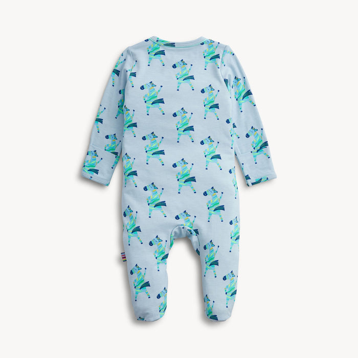 Magnetic Me Everybody Prance Now Blue Ruffle Footie