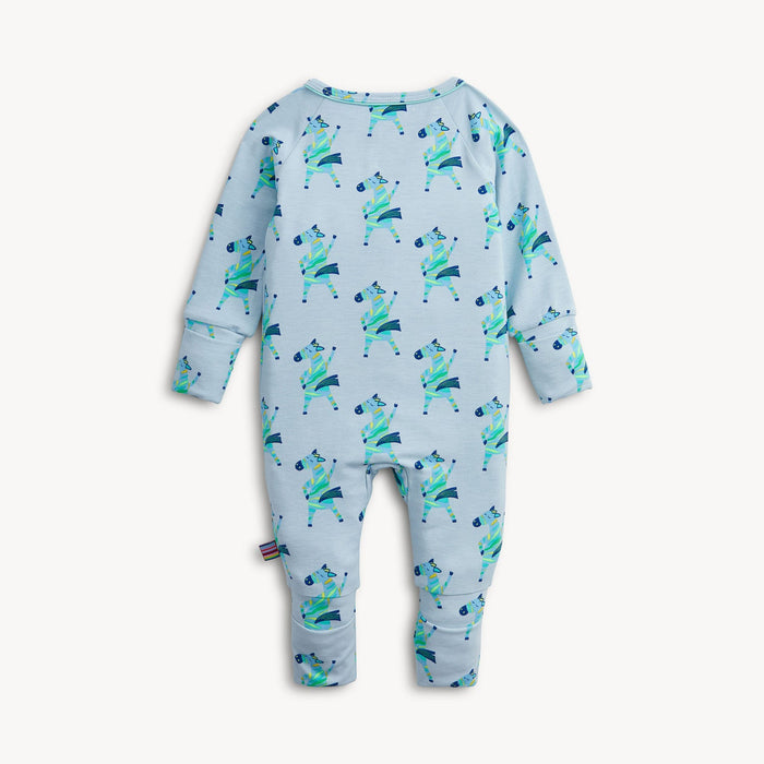 Magnetic Me Everybody Prance Now Blue Ruffle Convertible Coverall