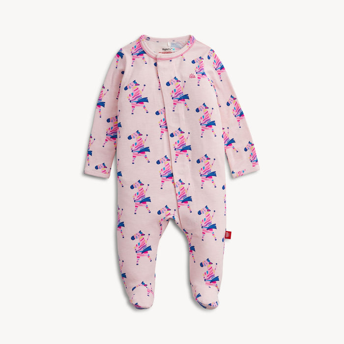 Magnetic Me Everybody Prance Now Pink Ruffle Footie